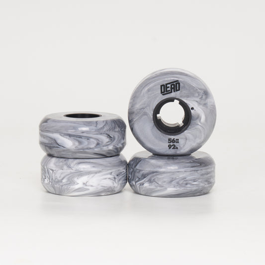 Dead Grey Marble 56mm 92a Wheels