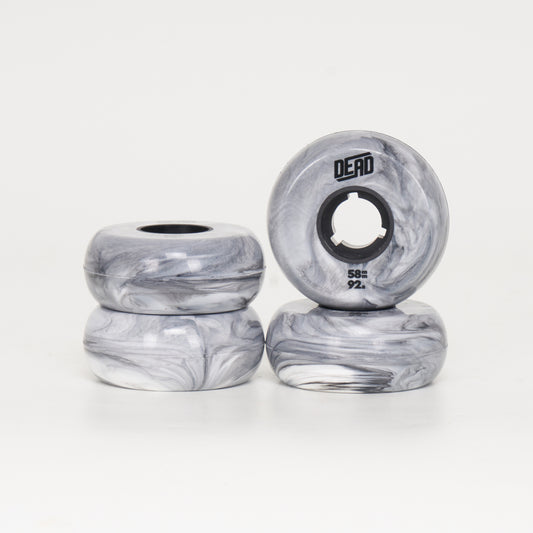 Dead Grey Marble 58mm 92a Wheels