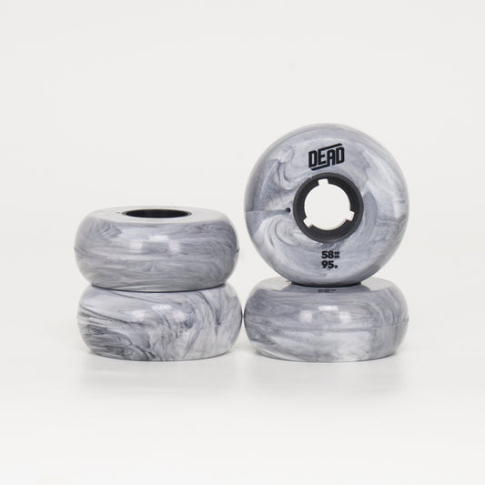 Dead Grey Marble 58mm 95a Wheels