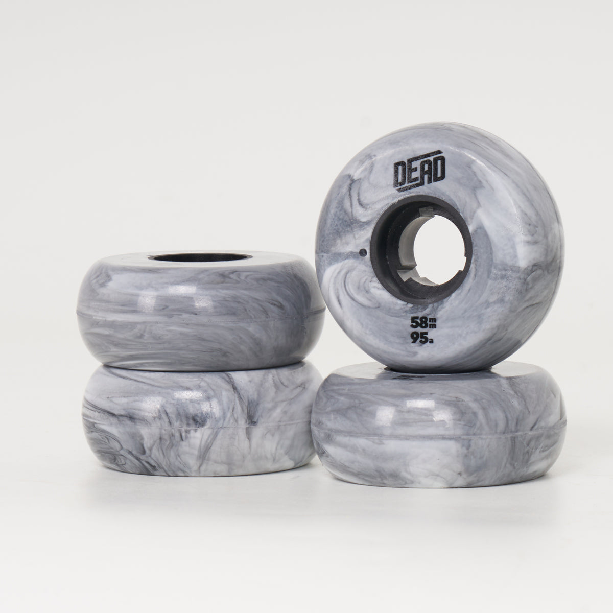 Dead Grey Marble 58mm 95a Wheels