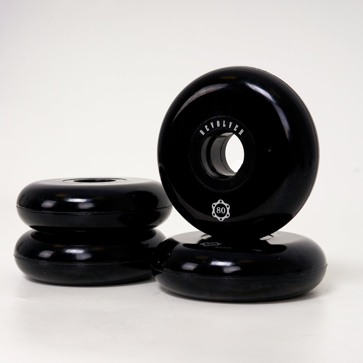 Revolver Black Wheels - 80mm