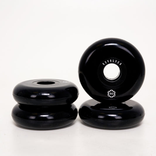 Revolver Black Wheels - 80mm