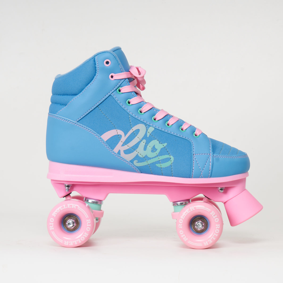 Rio Roller Lumina Quad Skates - Blue / Pink