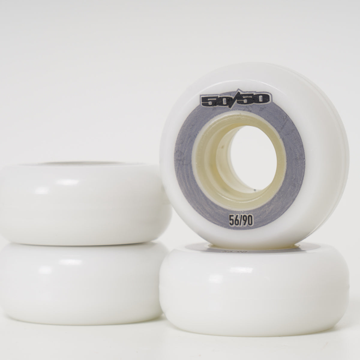 Fifty-50 56mm 90a Wheels - White – Loco Skates