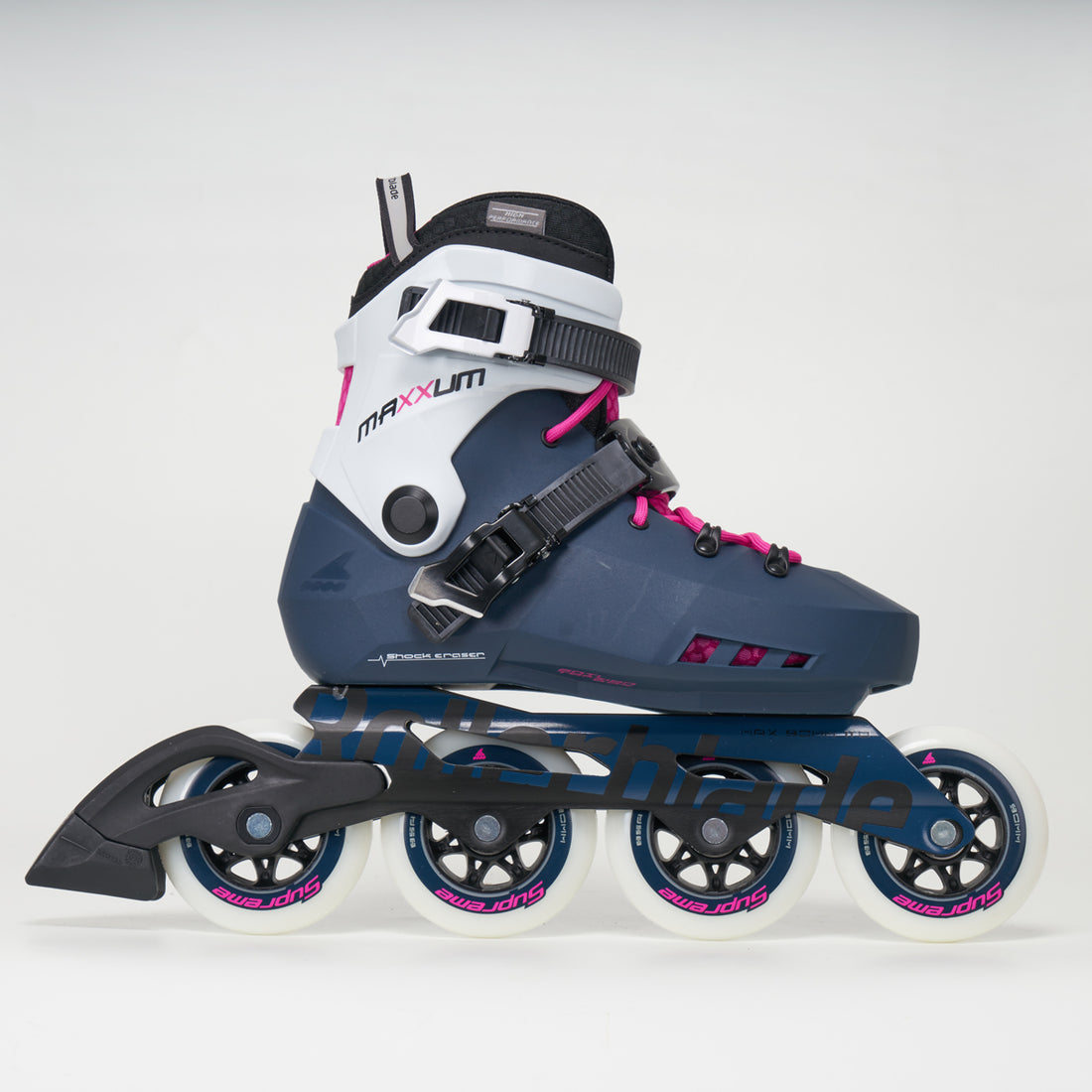 Rollerblade Maxxum Edge 90 Womans Inline Skates Raspberry Sapphire