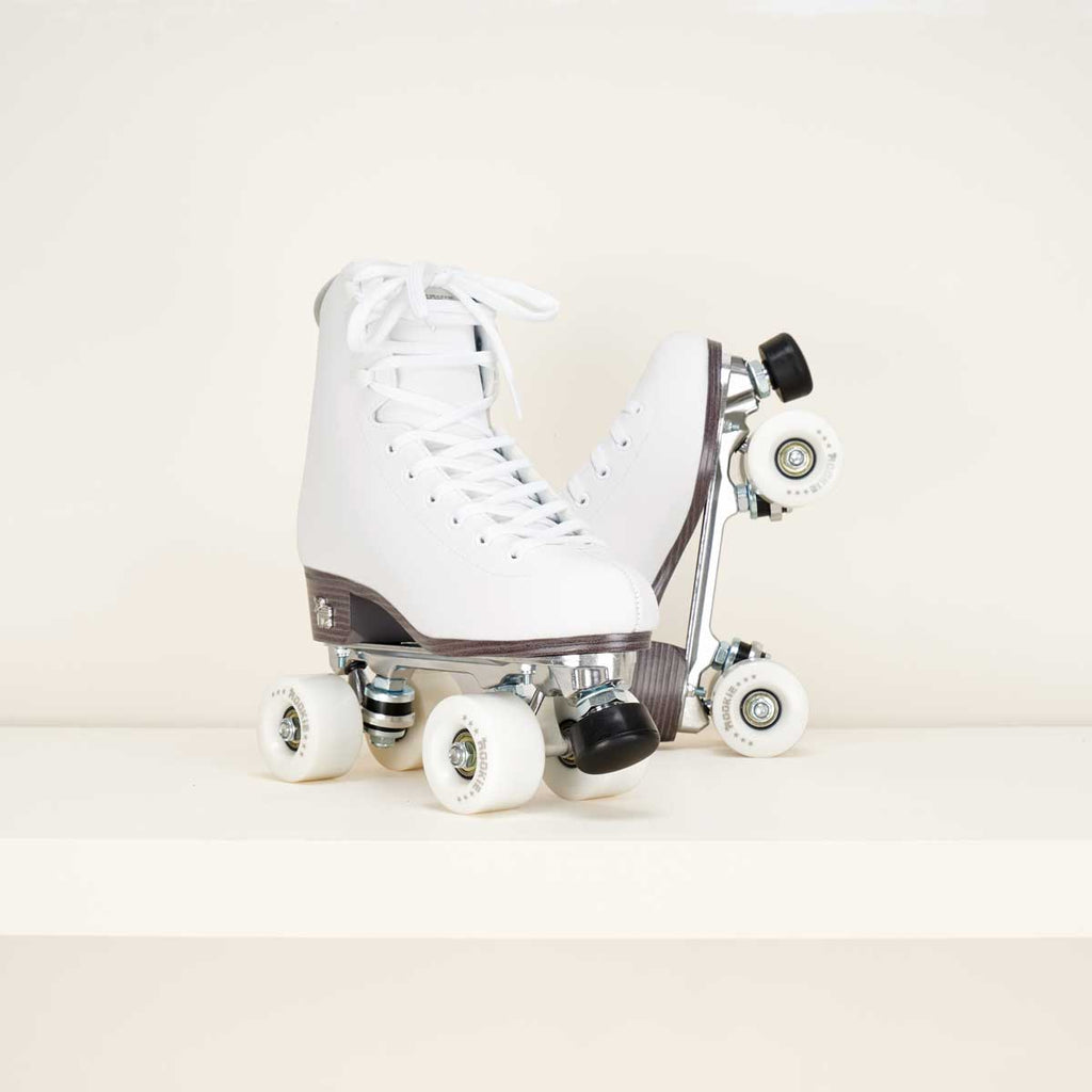 Rookie White Artistic Roller Skates– Loco Skates